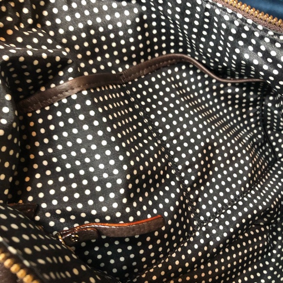 Kate Spade || NWOT || Dark Brown Large Shoulder Bag w/ Dustbag - Picture 4 of 13